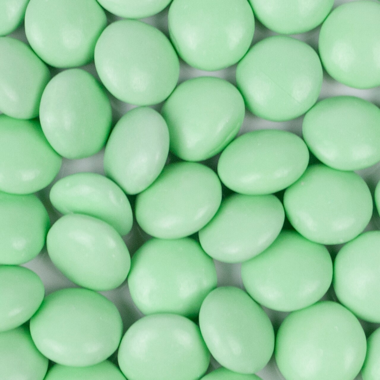 1 lb Light Green Candy Milk Chocolate Minis by Just Candy (approx. 500 Pcs)